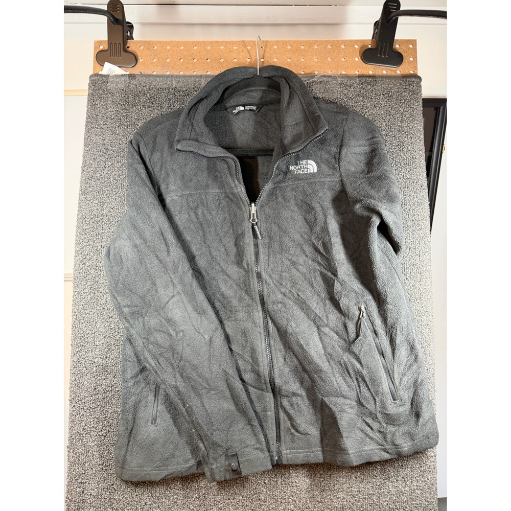 The North Face Fleece Jacket Womens Medium Gray Full Zip Soft Outdoor Layer